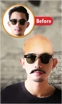 Men Hairstyle Photo Editor  Mustache - Beards android App screenshot 0