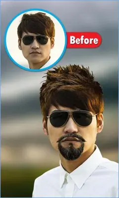 Men Hairstyle Photo Editor  Mustache - Beards android App screenshot 10