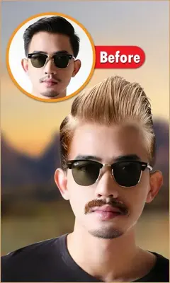 Men Hairstyle Photo Editor  Mustache - Beards android App screenshot 12